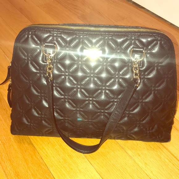 Kate spade Black quilted shoulder bag - Picture 1 of 5